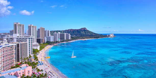Waikiki Beach stock photo