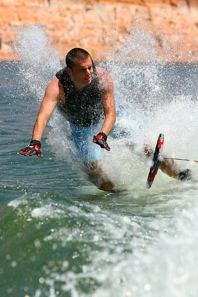 Wakeboard Wipeout stock photo