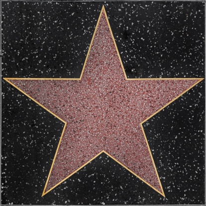 Hollywood Walk Of Fame Leere Star Stockfoto Und Mehr Bilder Von Beruhmte Personlichkeit Istock