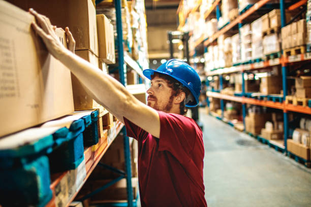 Warehouse Worker stock photo