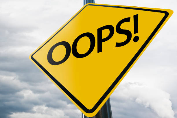 OOOPS! / Warning sign concept (Click for more) stock photo
