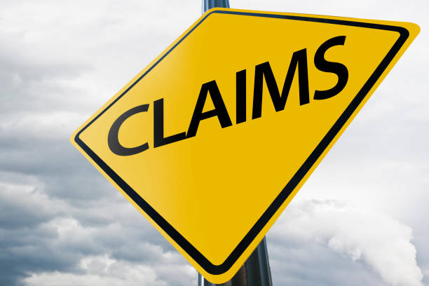 CLAIMS / Warning sign concept (Click for more) stock photo