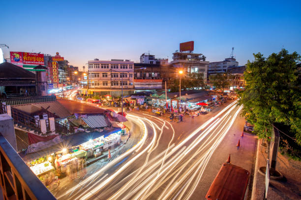 warorot markt - chiang mai stad stockfoto's en -beelden