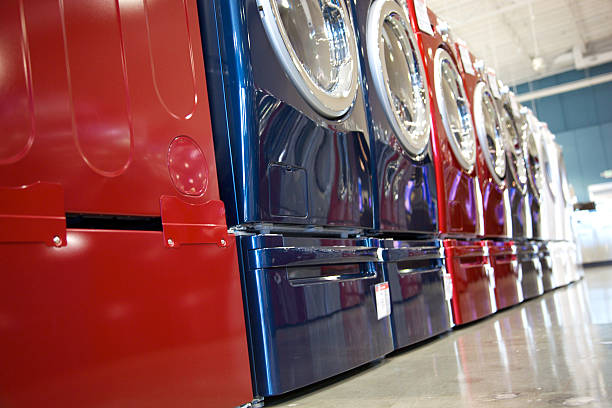 Washers and Dryers stock photo