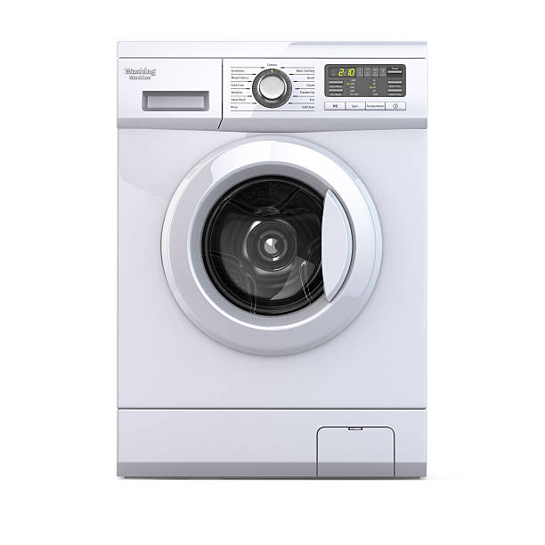 Washing machine. Washing machine on white isolated background. 3d dryer photos stock pictures, royalty-free photos & images