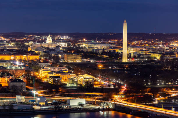 Washington DC Aerial stock photo