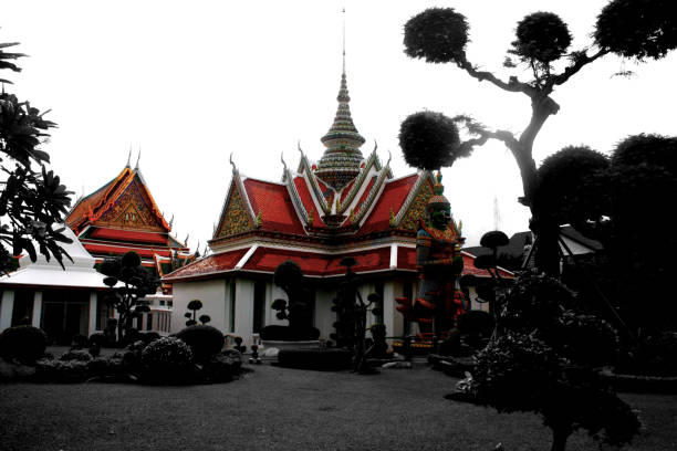 Wat Arun Surroundings stock photo