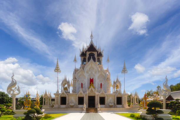 Wat Khoi temple is a landmark in Phetchaburi, Thailand. stock photo