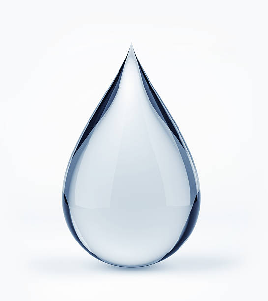 3D water drop on white 3D water drop on white isolated with clipping path teardrop stock pictures, royalty-free photos & images
