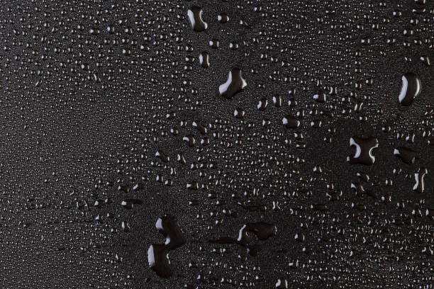 Water drop water, drop, black, rain bead stock pictures, royalty-free photos & images