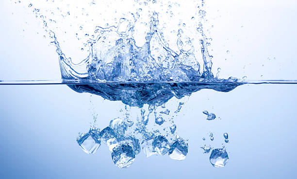 Water splash stock photo