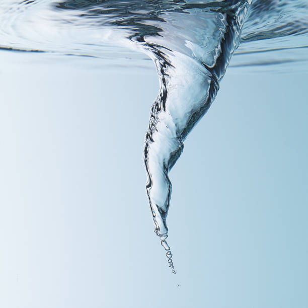 Water swirl stock photo