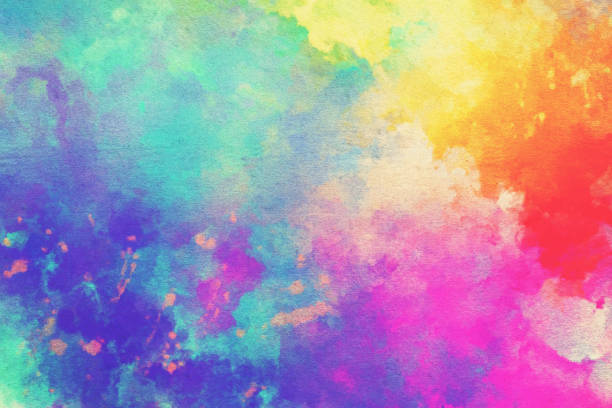 Watercolor Textured Background Watercolor Textured Background multi colored stock pictures, royalty-free photos & images