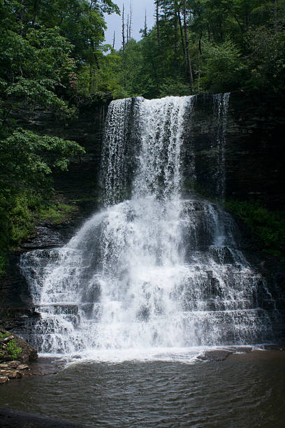 Waterfall at Cascades, Giles County Virginia stock photo