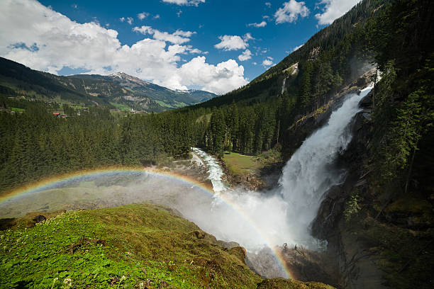 waterfall Krimml (Austria) stock photo
