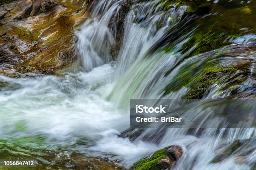 istock Waterfall Stream over Weir 1056847412