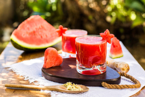 Watermelon juice Watermelon juice watermelon juice stock pictures, royalty-free photos & images
