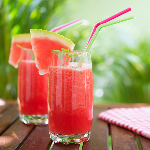 Watermelon smoothie Watermelon smoothie watermelon juice stock pictures, royalty-free photos & images