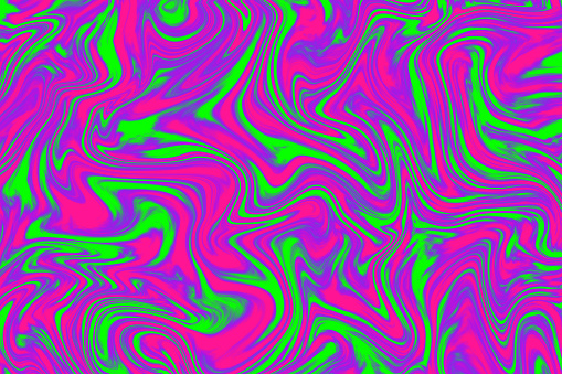 Photo Libre De Droit De Vague Colorful Neon Proton Marble Chaos Purple Ugo Green Plastic Marbled Texture Bright Background Vibrant Trendy Colors Abstract Ombre Gradient Ebru Pattern Banque D Images Et Plus D Images