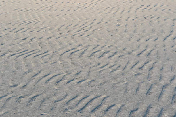 Waves in the Sand Sand Pattern in Scenic White Sands National Monument erik trampe stock pictures, royalty-free photos & images