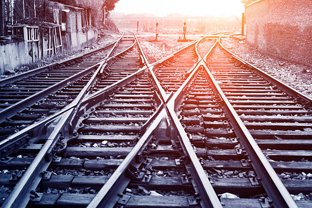 way forward railway stock photo