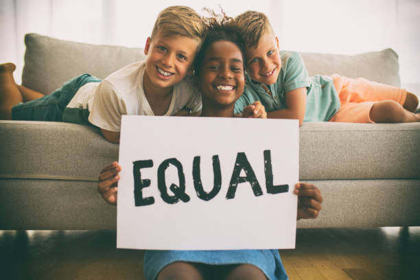 We are all equal. stock photo