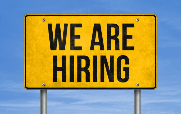 We are hiring - road sign message We are hiring - road sign message wanted signal stock pictures, royalty-free photos & images
