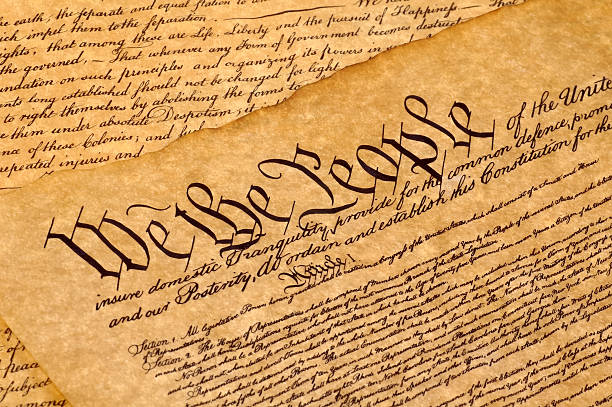 We The People Constitution of the United States us constitution stock pictures, royalty-free photos & images