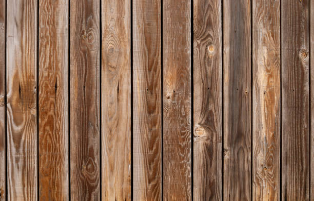 Weathered hardwood wall stock photo