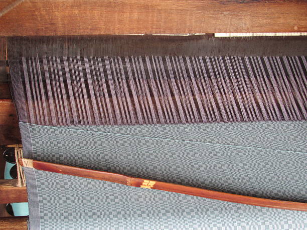 Weaving in Detail stock photo