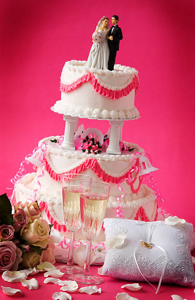 Wedding cake stock photo