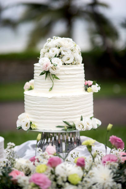 wedding cake. stock photo