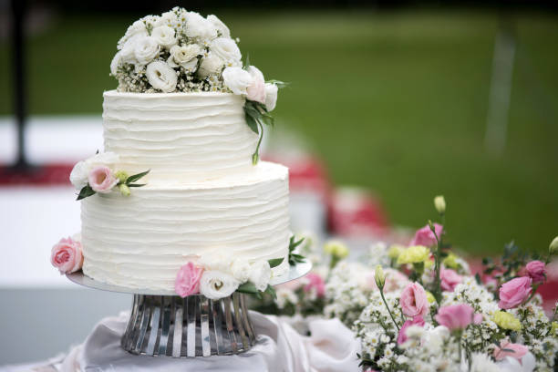 wedding cake. stock photo