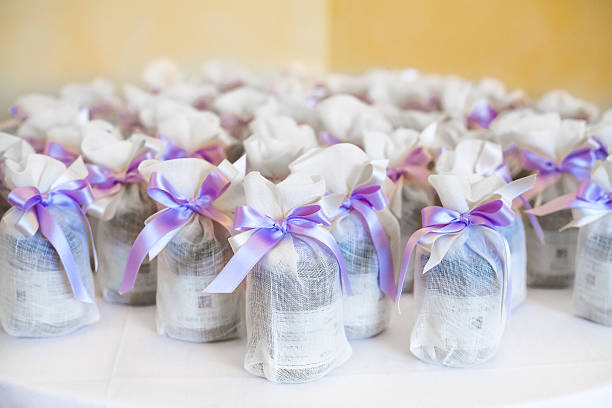 Wedding Guests Gift stock photo