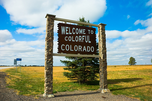Colorado State Welcome Sign: Welcome to Colorful Colorado