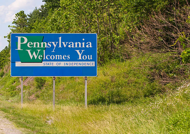 Welcome to Pennsylvania stock photo