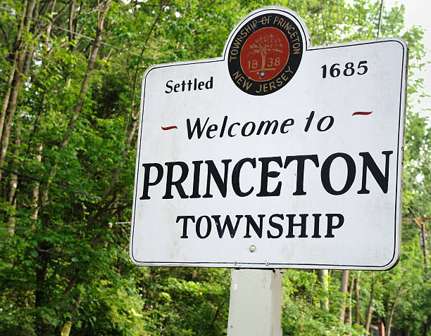 Welcome to Princeton stock photo
