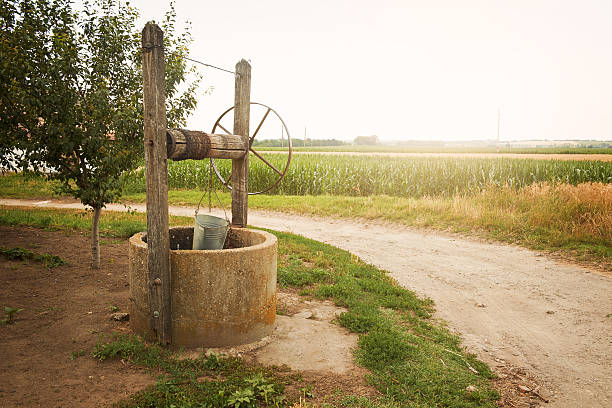Well near country road  thomas wells stock pictures, royalty-free photos & images