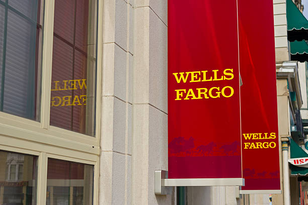 Peru, IN - March 2016: Wells Fargo Retail Bank II stock photo