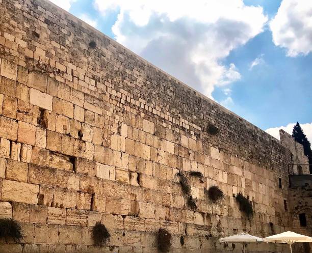 Western Wall in Jerusalem Israel. stock photo