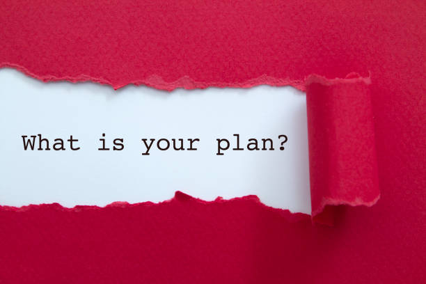 What is your plan? stock photo