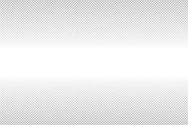 White and gray halftone background. Abstract dotted background. Fade gray dot from big to small dot. White and gray halftone background. Abstract dotted background. Fade gray dot from big to small dot. acute angle stock pictures, royalty-free photos & images