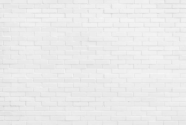 White Brick Wall stock photo