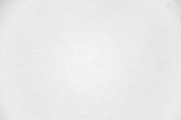 a white canvas textured background - canvas stockfoto's en -beelden