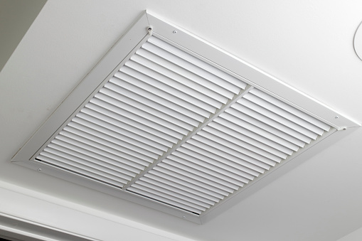 Weisse Decke Air Vent Filtergitter Stockfoto Und Mehr Bilder