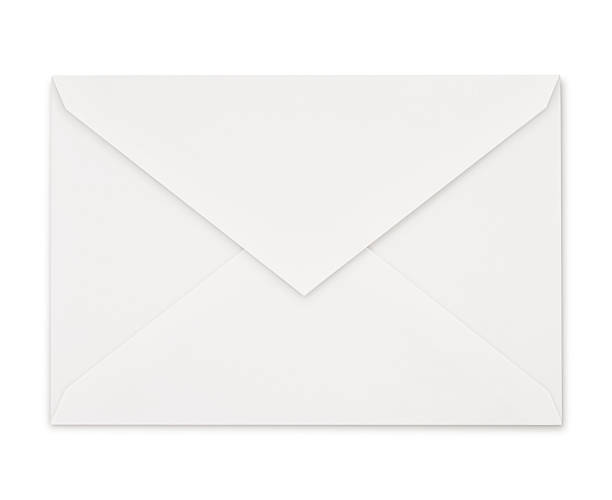 White Envelope Simple Perfect White Envelope isolated on white (excluding the shadow) envelope stock pictures, royalty-free photos & images