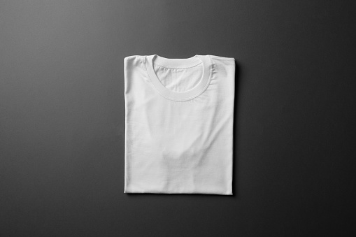 Download White Folded Tshirt Mockup Stock Photo - Download Image ...