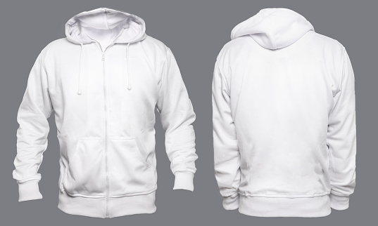 Download White Hoodie Mock Up Stock Photo - Download Image Now - iStock