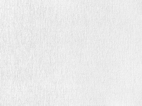 White Linen Fabric Textured Stock Photo - Download Image Now - iStock