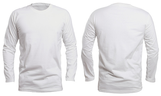 Download White Long Sleeve Shirt Mock Up Stock Photo - Download ...